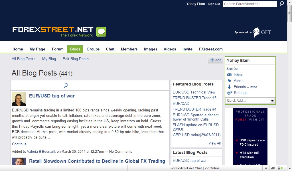 ForexStreet.Net – Well Designed, Mature Forex Social Network