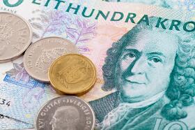 Swedish Krona Goes Up to Weekly Record