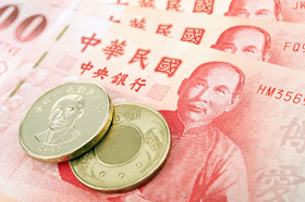 Taiwan Dollar Falls Yen in Decline