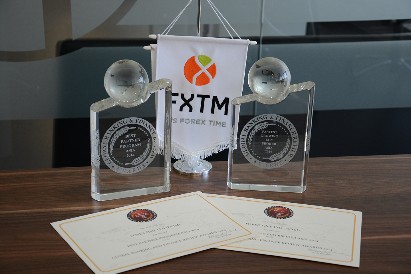 Global Business & Finance Review award FXTM