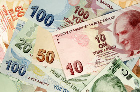 Turkish Lira Drops as Central Bank Refrains from Action