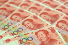 Chinese Yuan Rises on Services PMI, Capped by Manufacturing Contraction